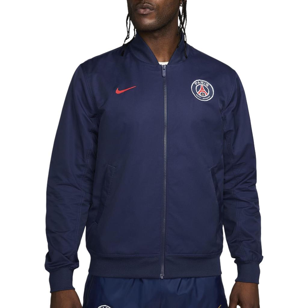 New Nike Paris Saint Germain FW24 Jackets Coats Men's Marine Blue FQ3154-410
