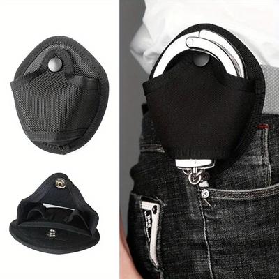 1 Stück Handschellentasche Universelle Handschellen-Tasche Halter Outdoor Jagdzubehör Handschellenholster Hüfttasche.