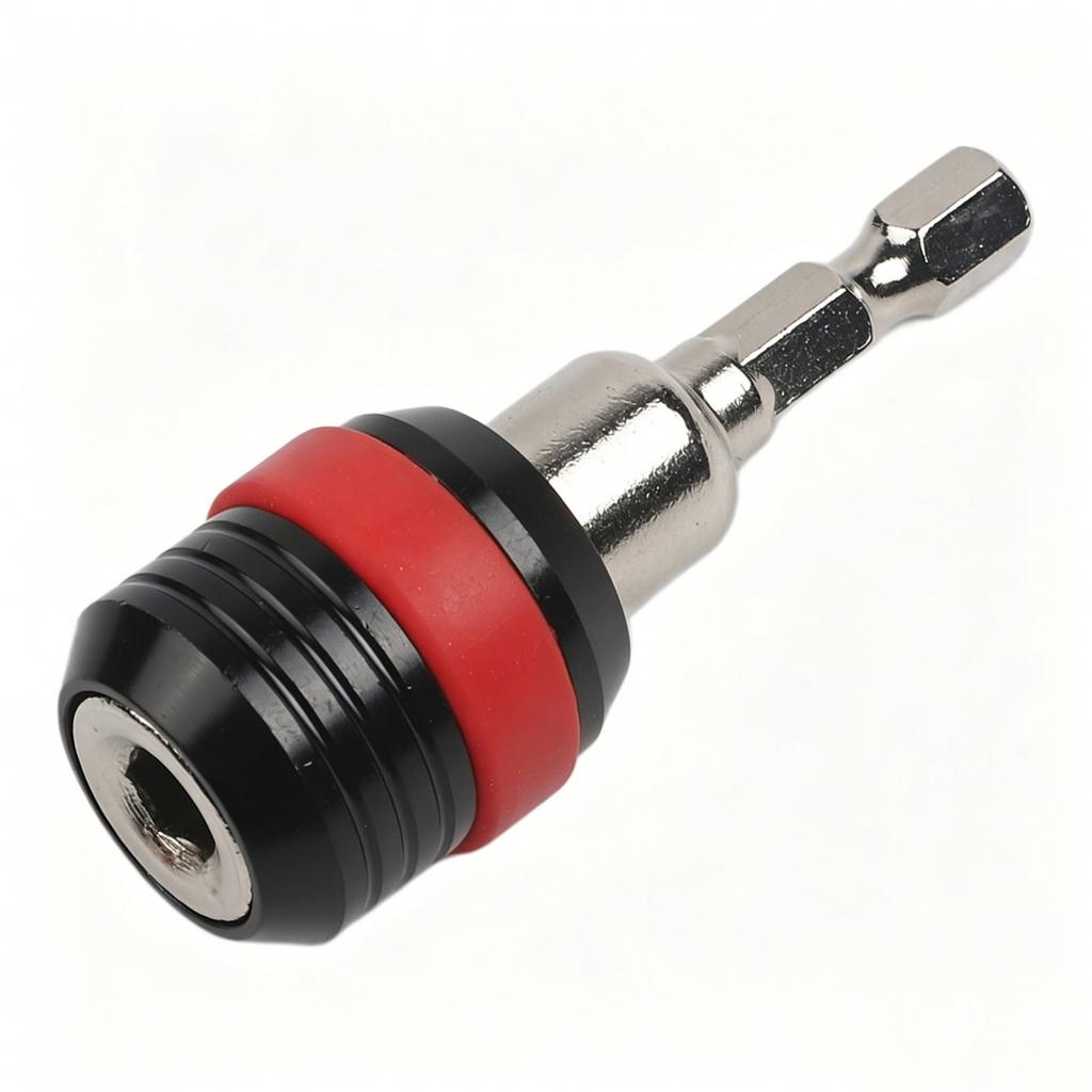 Carbon Steel Construction Bit Holder Hex Shank Adapter One-hand Quick Release