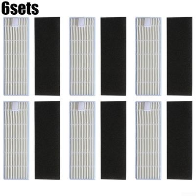 6 Sets Filter & Sponge Set For Silvercrest SSR1 Vacuum Cleaner Accessories Parts