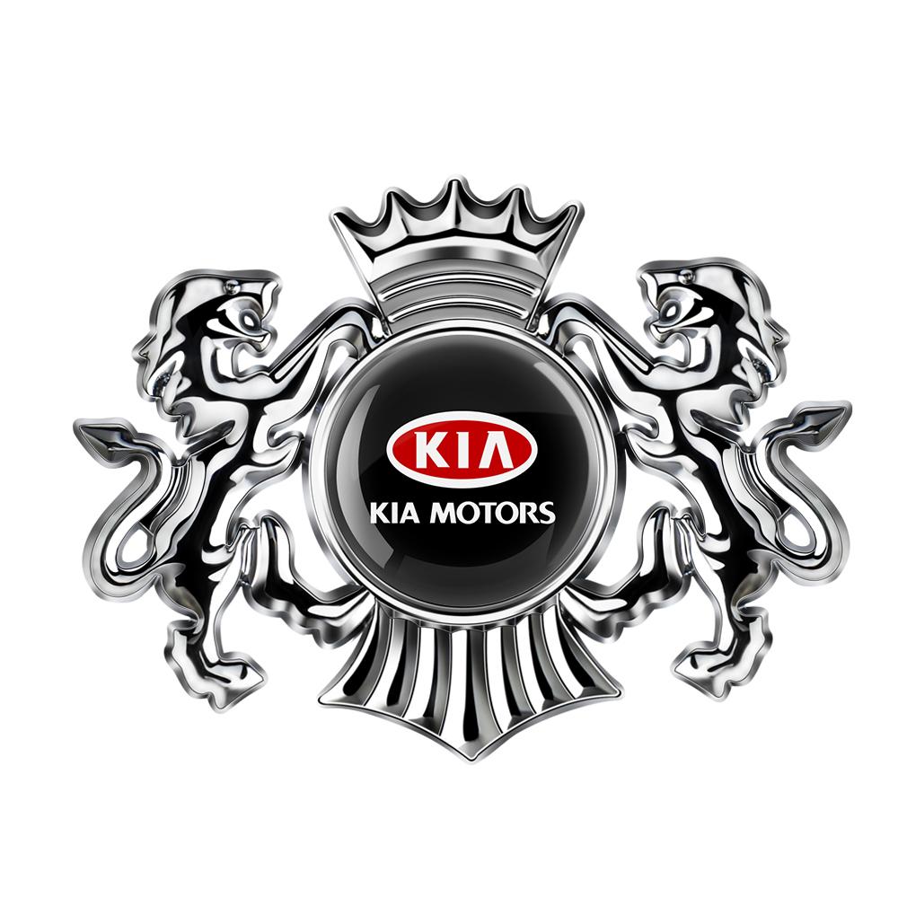 

2026 Hot Car Sticker 3D Metal Silver Black Red Car Rear Trunk Badge Decal Stikcer For KIA Sportage Ceed Sorento Cerato Optima Pi 1pcs