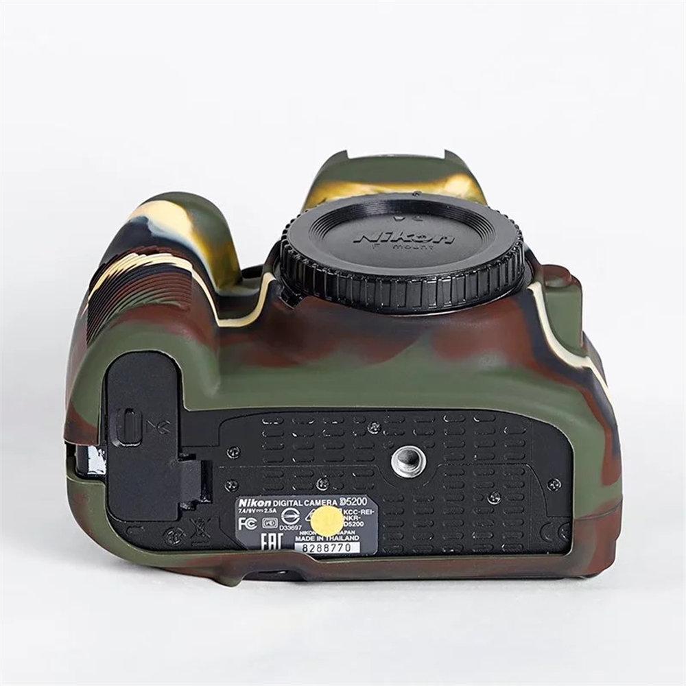 Soft Silicone Armor Camera Body Case For Nikon D600 D610 D7100 D7200 D7000 D5500 D5600 D7500 D5300 D750 D5200 Protective Cover
