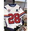 Sommer Neu Damen Leopard Streifen 28 Druck Amerikanisch Lässig Digitaldruck T-Shirt Sommer Damen Strand Mädchen Kurzärmeliges T-Shirt