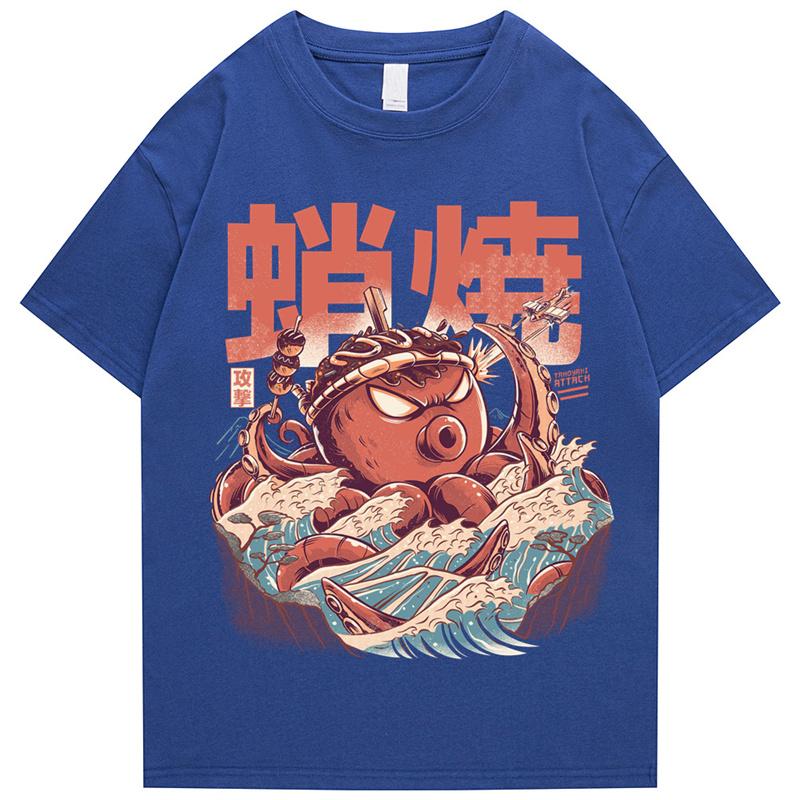 

T Shirts Streetwear Tshirts Cartoon Short Sleeve Casual Summer Cotton Unisex Hip Hop Print Oneck 2026 Japanese Harajuku Top 4XL