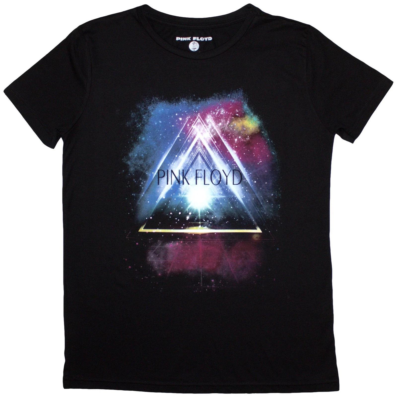 

Pink Floyd Ladies Slim Fit T-Shirt: Space Prism OFFICIAL NEW 2XL
