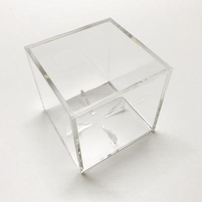 1Pc Baseball Acrylic Box Acrylic 80*80*80 Transparent Baseball Storage Collecting Box Golf Ball Display Box