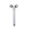 Zinc Alloy Y Shape Facial Massager Dual Roller Design Face Massage Instrument  Jaw Contour Care