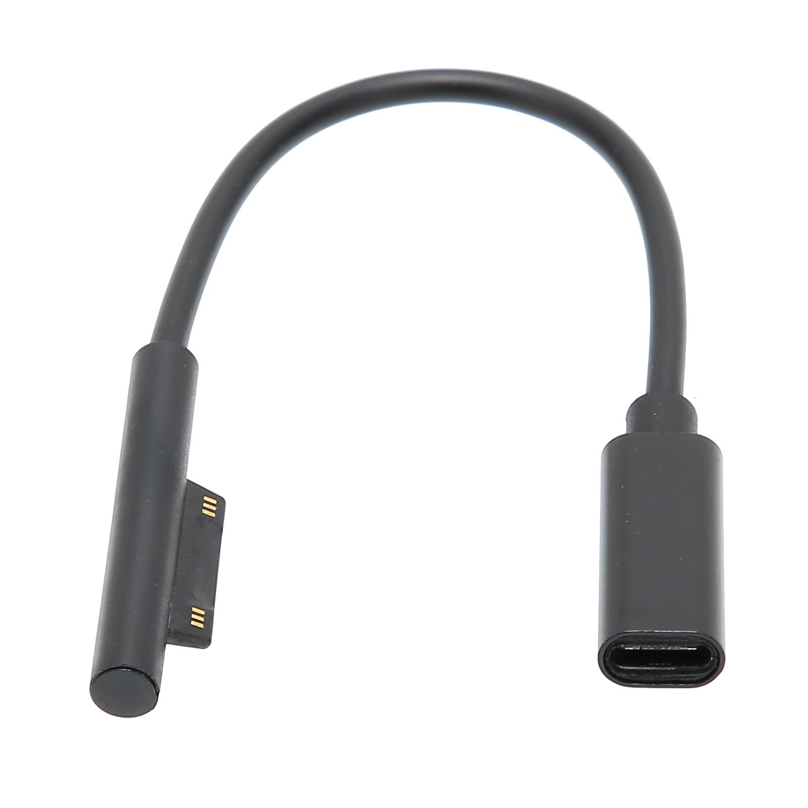 

Кабель для швидкої зарядки планшетного ПК PD USB C TypeC Female для Microsoft Pro3 Pro4 Pro5 Book