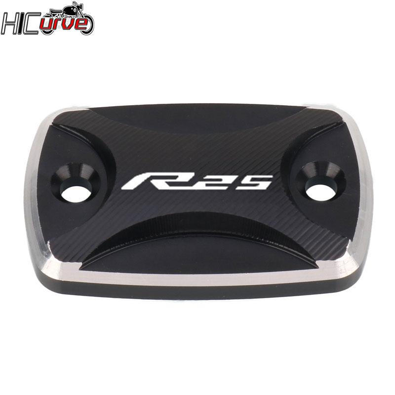 Motorcycles Front Brake Reservoir Fluid Tank Cover Oil Cup Cap For YAMAHA YZF-R25 YZFR25 YZF R25 2015-2023