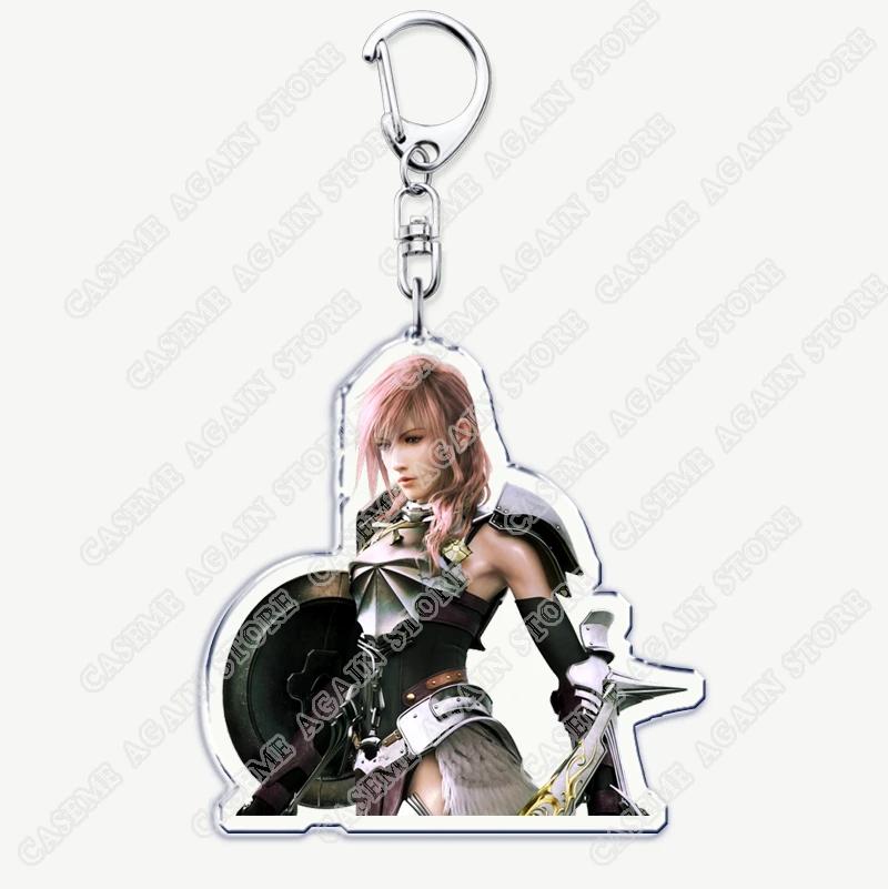Actiegame Sleutelhangers voor Accessoires Sleutelhanger Sieraden Sleutelhangers Cloud Strife Ffvii Tifa Sephiroth Vincent Valentine Fans Cadeaus gray