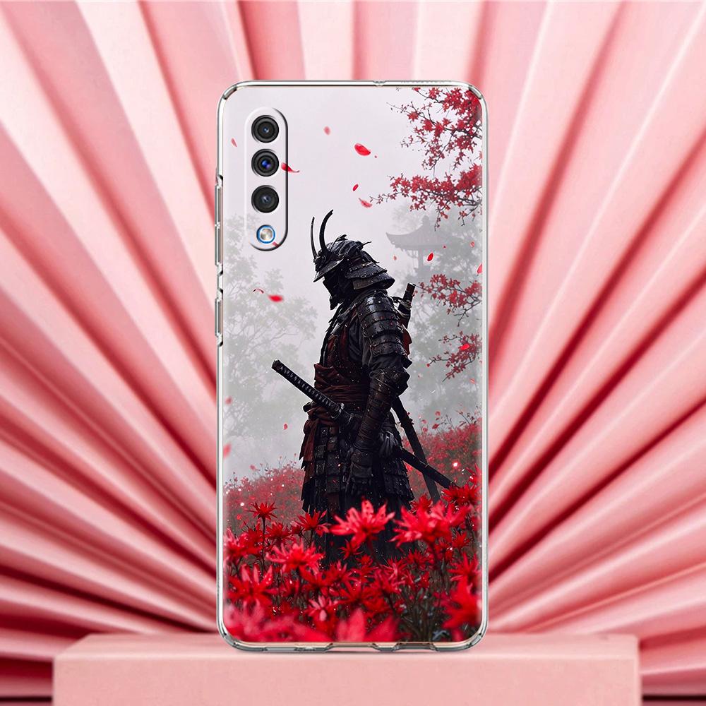 Case For Samsung A56 A36 A26 A24 A16 A14 A12 A32 A50 A70 A20E A22 A40 A34 A54 A42 A52 5G A04s A06 Cover Japanese Bushido Samurai