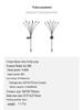 Solar Firefly Garden Lights: LED Courtyard Decor for Festive Ambiance.
