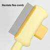 Self Cleaning Cat Brush Pet Grooming Comb with Stainless Steel Dense Teeth Detangling Comb Removes Loose Fur for Dogs Cats Flea