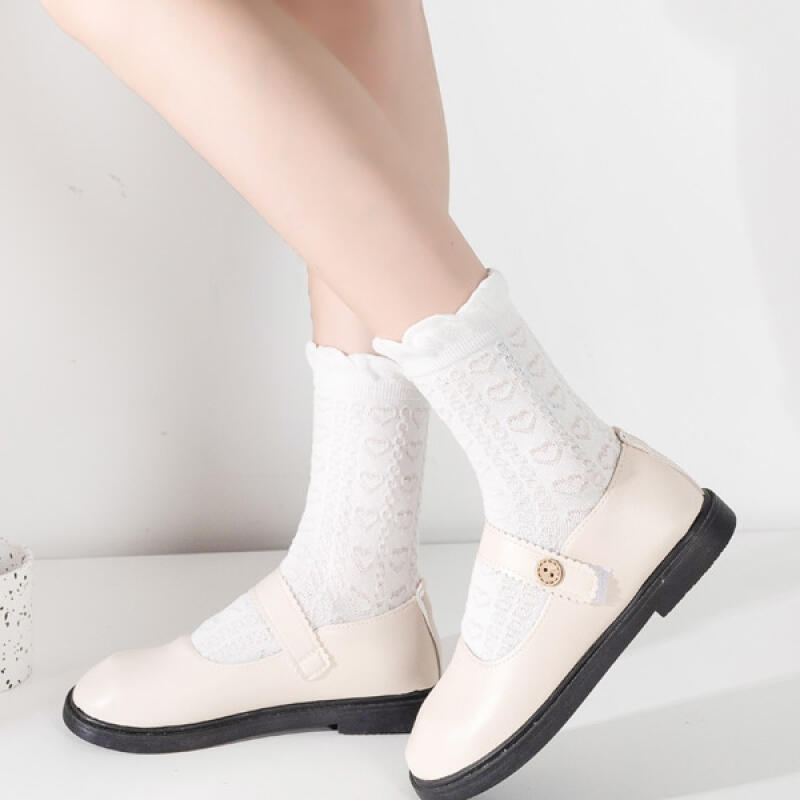 Geprägtes Kompressionsfreies Socken-Set für Damen, 6er-Pack