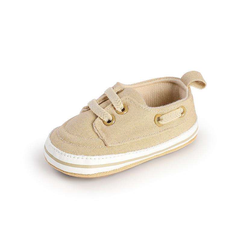 Non-Slip Canvas Slip-On Shoes for Babies 6-12 Months – Soft Sole, Stay-On Design for Boys and Girls