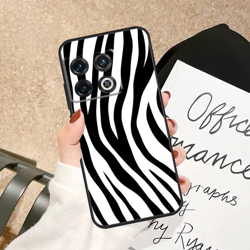 Cow Zebra Pattern Case For OnePlus 10 Pro 10T 8T 13T 15 13 12 11 15R 13R 12R Nord 5 CE 4 2 3 Lite N20 N30 Cover