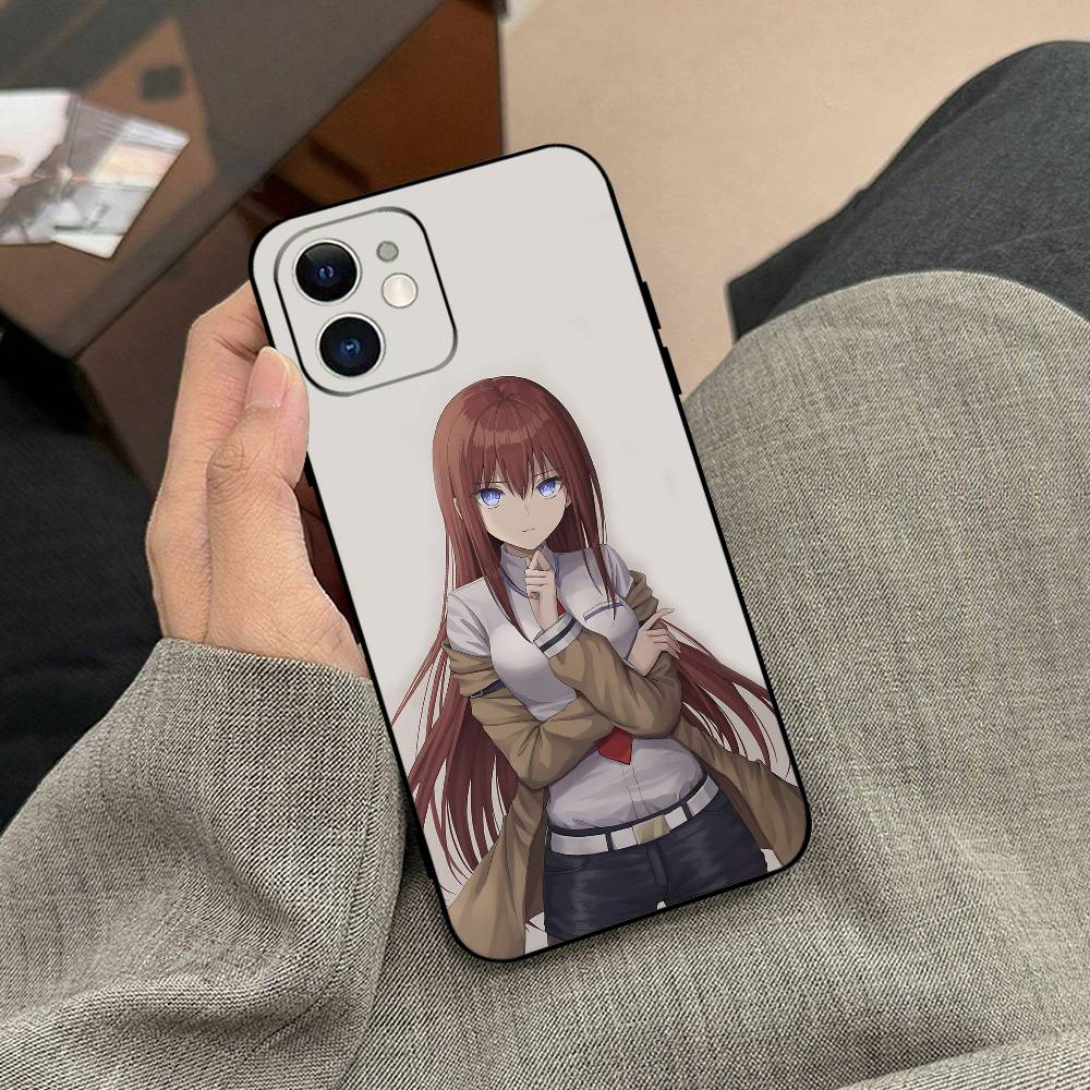 Steins;Gate Phone Case Black Phone Case For IPhone 17/16/15/13/14 Pro Max/ 11Plus/X/Xr/Xs Max 13mini