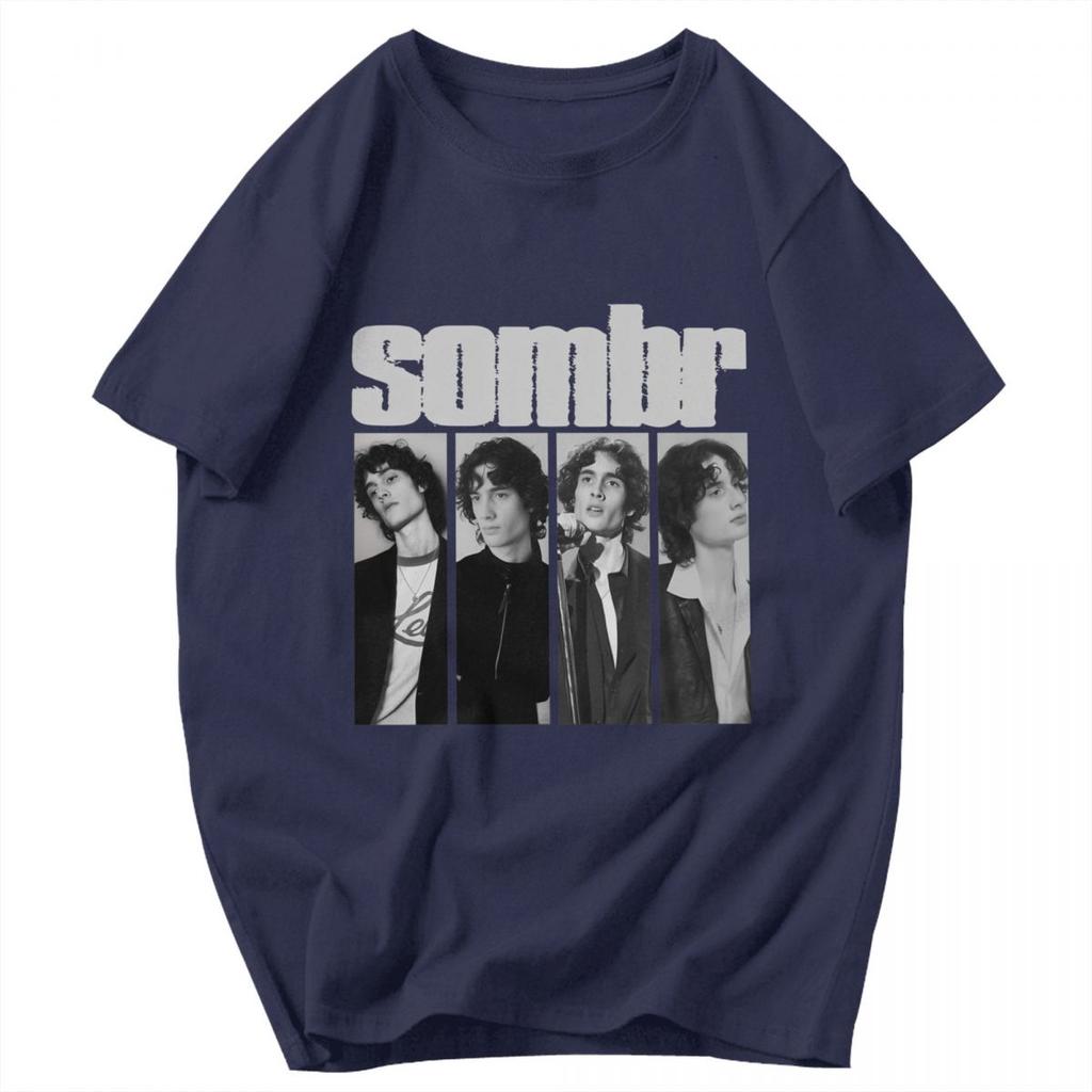 Men T Shirt Sombr Trending Pops Y2K Graphic Oneck Unisex Tops T Shirts
