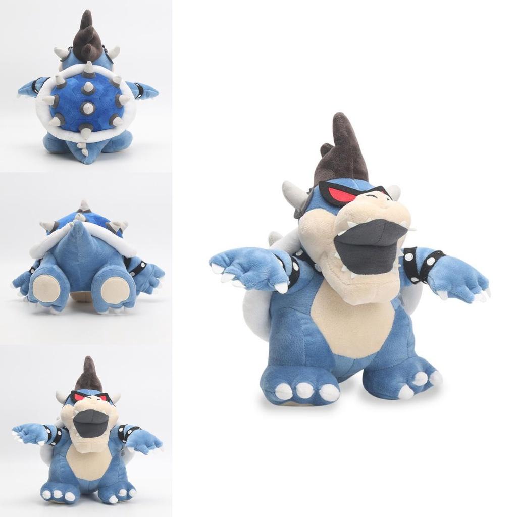 Adorable Super Mario Bros. Dark Bowser Koopa Bones Plush Toy Stuffed Animal Doll 11