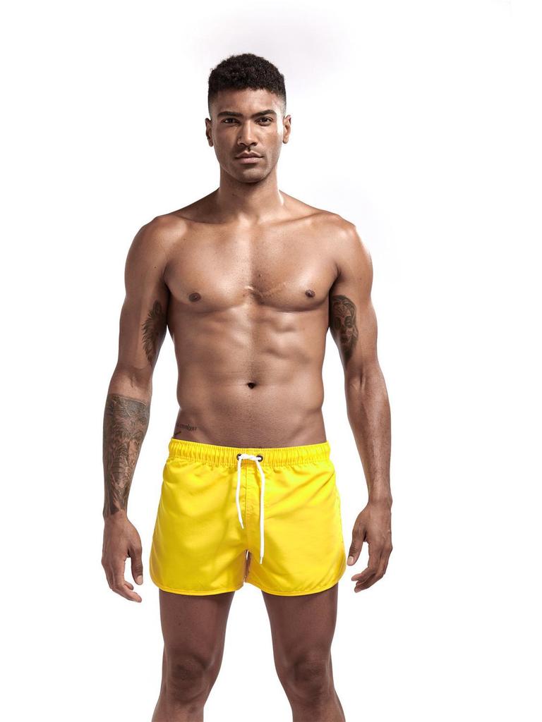 Men's Quick-Dry Multi-Color Beach Shorts: Summer Fashion Four-Point Sport Polyester Pants