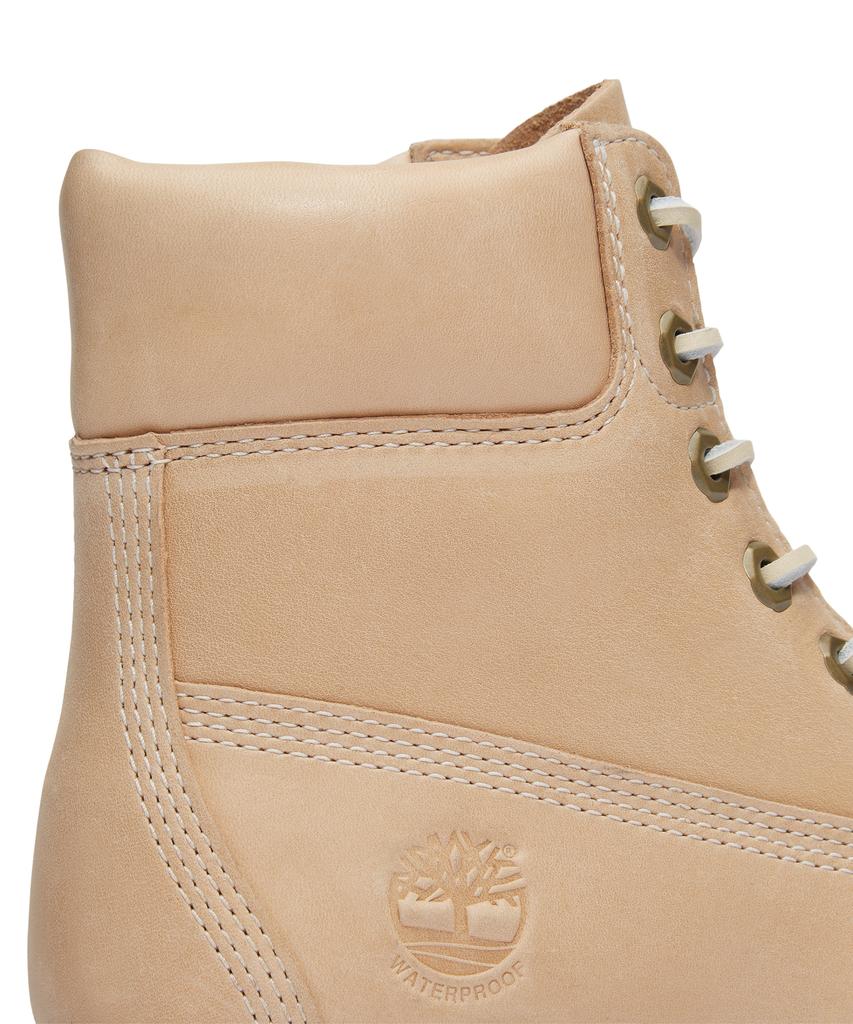 Timberland (Women'S) Premium 6-Inch Lace Waterproof Boots - Medium Beige Full Grain / A2Hr8-En2