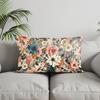 Home Decor Floral Pattern Rectangle Pillow Cover Suitable For Sofa Bedroom Car Pillow Cover Cushion Rectangular Back Cushion