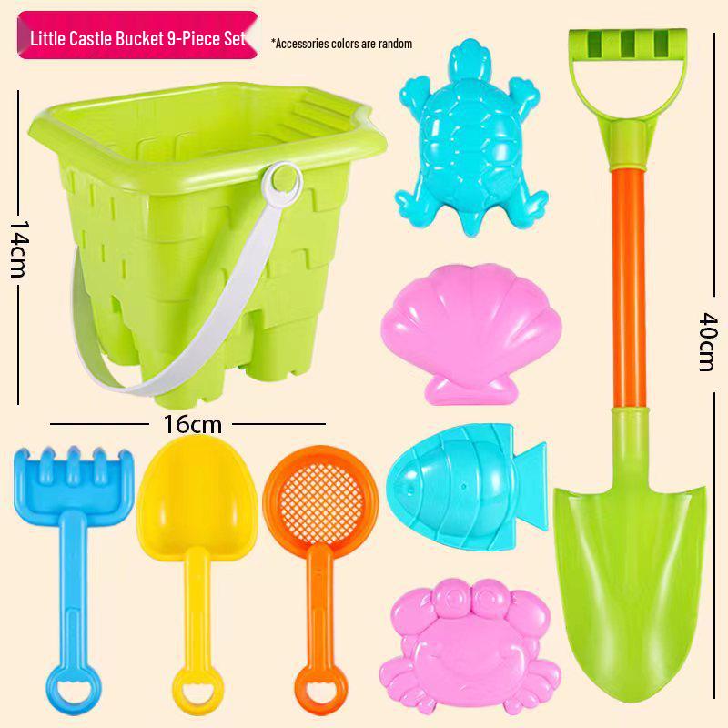 

Children s Sand Play Set: Shovel, Bucket, and Castle Tools for Beach and Water Fun