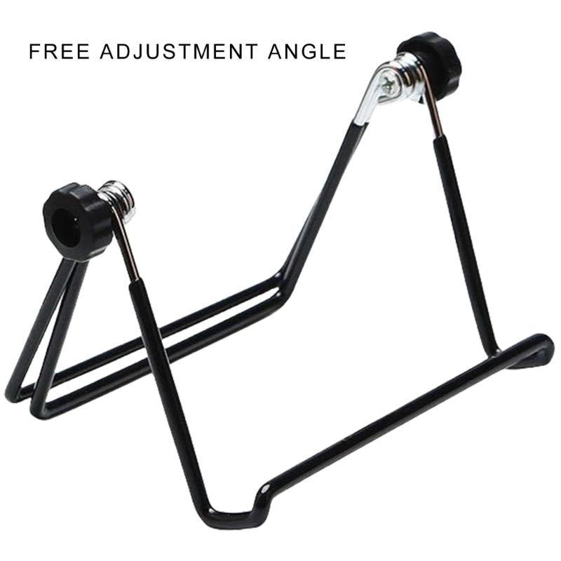 Metal Foldable Stand Adjustable Desktop Support with Flexible Viewing Angle for Phones and Tablets