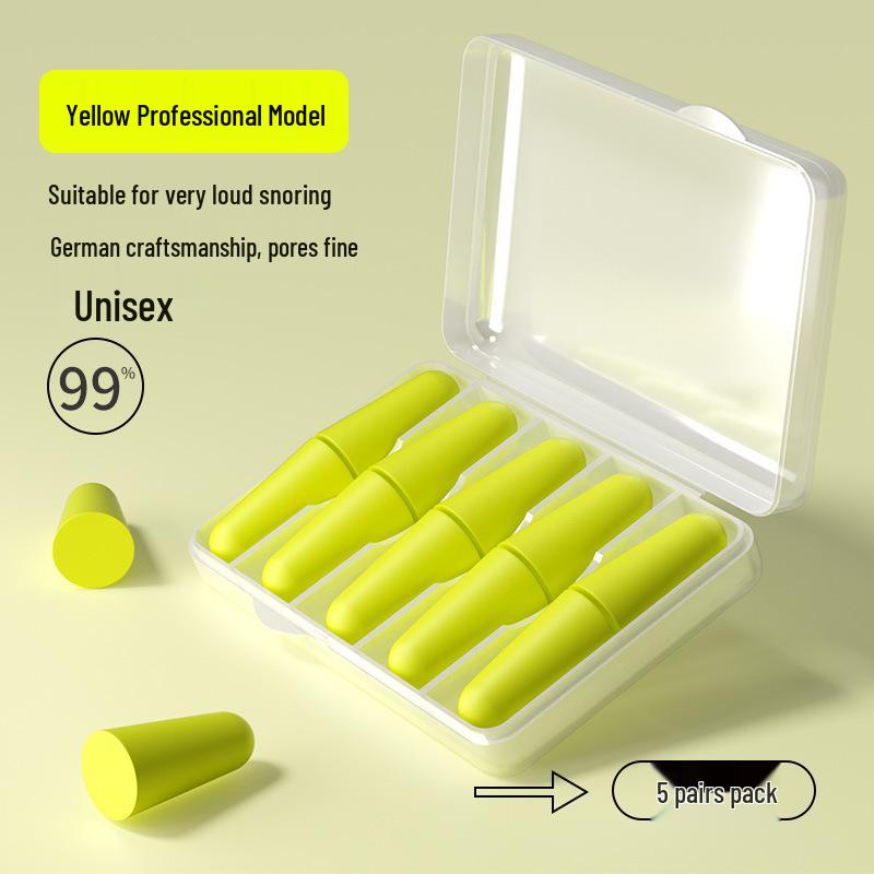 Soundproof Sleep Earplugs - 10-Piece Noise Reduction Set