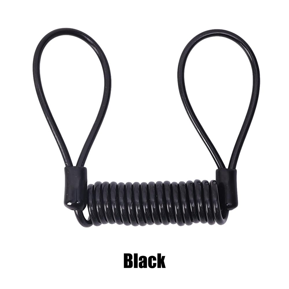 Anti-ladrão Segurança Bicicleta Scooter Cadeado Corda Segurança Motocicleta Cadeado Cabo Acessórios Motocicleta Alarme Disco Cadeado Lembrete Cordão