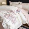 Light Luxury Skin-Friendly Embroidered Duvet Cover Set, Super Soft & Breathable, Available In Single/Double & Student Three-Piece Styles.