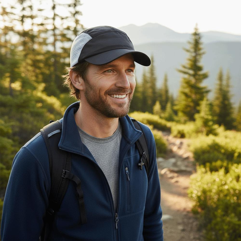 Breathable Sun Protection Cap Adjustable Visor Cap Creative Gift Outdoor Hat Hiking