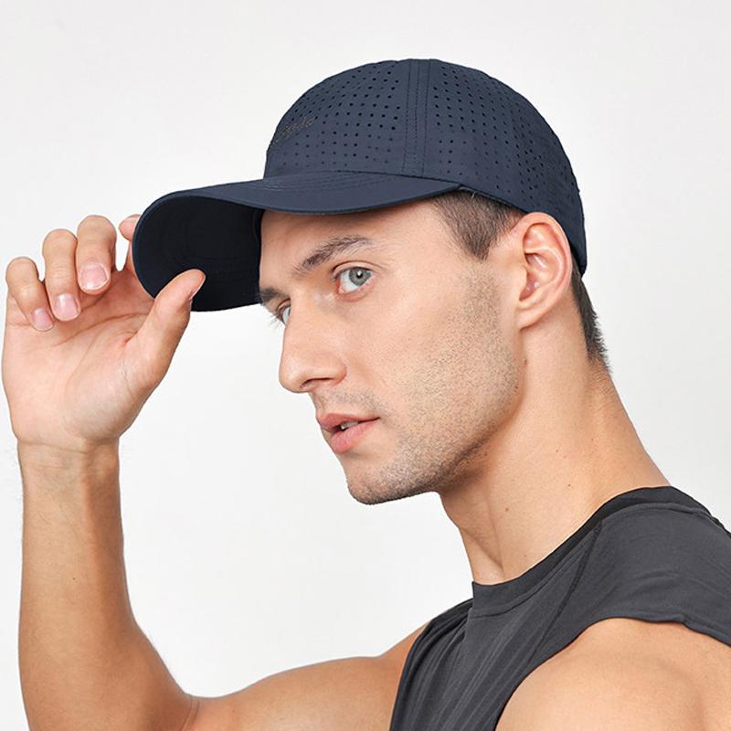 Embroidered Men's Summer Breathable Baseball Cap Sunscreen Quick-Drying Peak Cap Sunshade Cap
