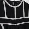 Spring 2025 European & American Women's Patchwork Embroidery Fashion Loose Top