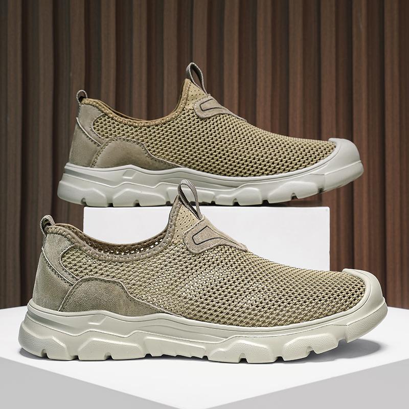 New Breathable Men's Casual Shoes Breathable Mesh Loafers Sneakers New Male Comfortable Driving Footwear Outdoor Shoes Trainers