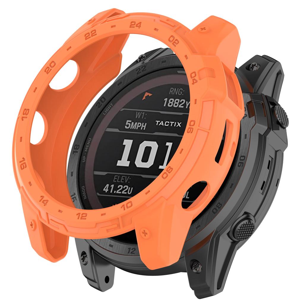 Watch Accessories Case for Tactix 7 Amoled Screen Protector Case Full Coverage Silicone Covers Protective Bumper Shells