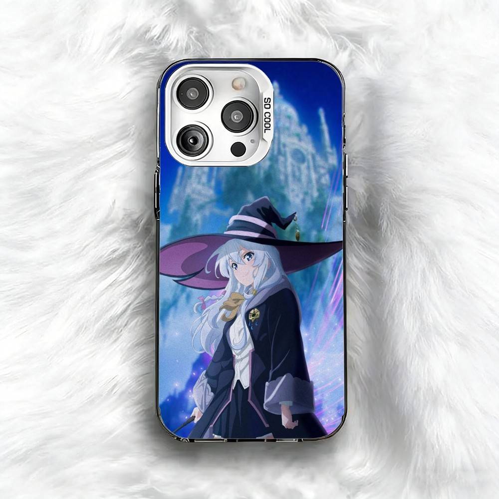 

The Journey of E-Elaina Phone Case For iPhone 16 17 15 14 12 13 Pro Max Black Color Shockproof Cover iPhone12PROMAX