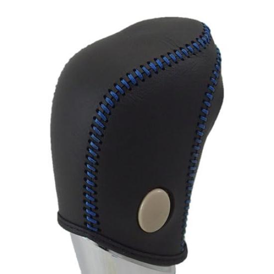 

Трёхцветный чехол на ручку КПП из натуральной кожи x для Nissan T32 Комплект для замены кожаной обивки, защита для индивидуального интерьера (Черный Синий) X-Trail