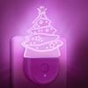 Night Light Christmas Tree Shape Projection 3D Effect Energy-Saving 0.5W