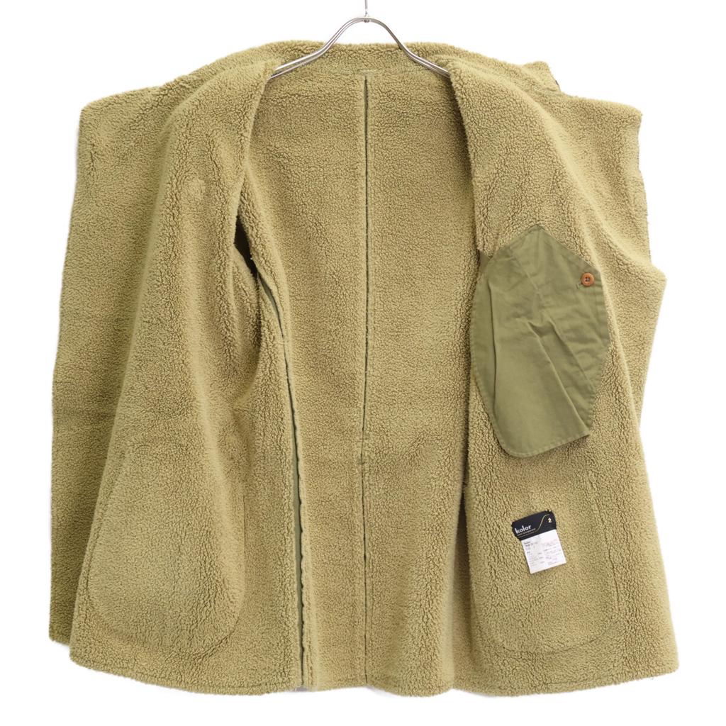 kolor Khaki pile lining cotton jacket Jacket 2 khakiUsed