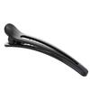 Black Simple And Versatile Large, Medium And Small Pointed Mouth Clip, Creative Disc Hair And Hairdressing Partition Positioning Clip