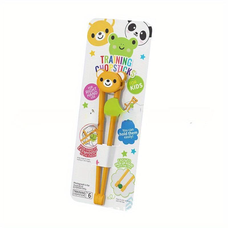 Chopsticks For Children Beginners Cartoon Animal Elementary Learning Chopsticks Tableware Training Food Safety