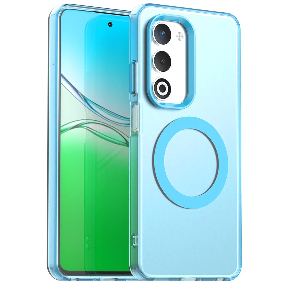 Magnetic Wireless Charging Case For OPPO A5 5G 4G Cover Candy Colors Transparent Back Shell Fundas Coque
