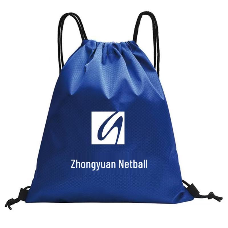 Custom Logo Waterproof Sports Drawstring Bag - Oxford Cloth for Basketball, Football, Marathon Events