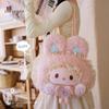Cute Rabbit Plush Big Face Backpack & Crossbody Bag