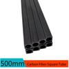 Carbon Fiber Square Tube 1/2/3pcs 2-10mm Outer Diameter X 500mm For Aerospace Robotics & Engineering Projects Durables & Rigid