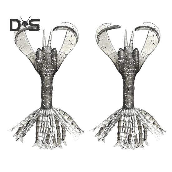 

2 шт. 8 см/5 г зонт юбка паук мягкая приманка цветной ПВХ бионический искусственный паук приманка для соленой воды пресноводного окуня змееголов рыболовные принадлежности