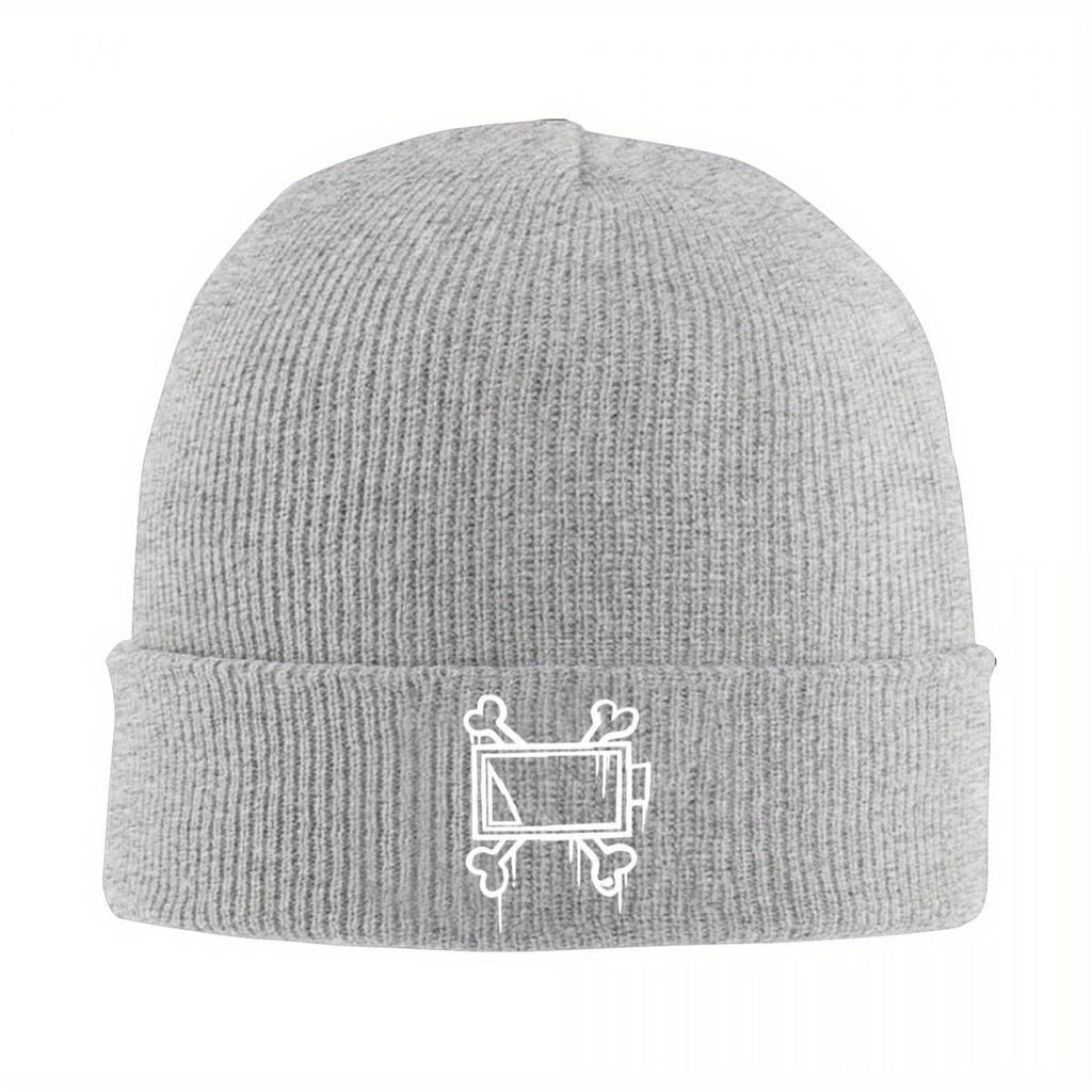 Uzi DoorUnisex Bone Batttery Hat Autumn Winter Beanie New Murder Drones Unisexga Caps FeUnisex Unisex Skullcap