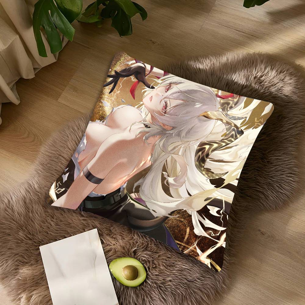 Pretty Hot Girl Zani Wuthering Waves Pillow Case Cushion Cover Throw Pillow Covers For Couch Camping Pillow Cover Decorations