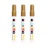 3Pcs Monument Paint Pen Sunproof Waterproof Stone Marker Pen For Writing Coloring On Tombstones Gravestone Restoration